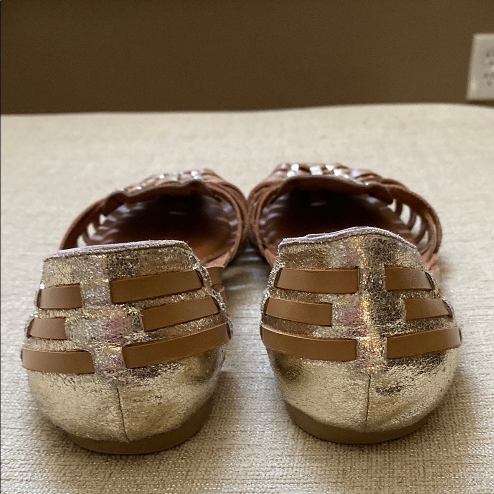 Steve Madden Women's Brown and Gold Shoes - Picture 3 of 4